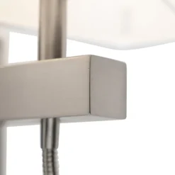 Qazqa wandlampen bergamo wit e27