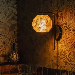 Qazqa wandlampen bert goudkleurig e27