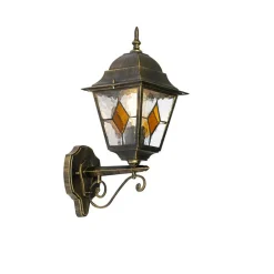 Qazqa wandlampen buiten antigua goudkleurig e27