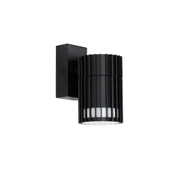 Qazqa wandlampen buiten boris zwart gu10