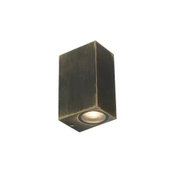 Qazqa wandlampen buiten baleno goudkleurig gu10