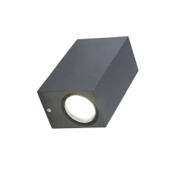 Qazqa wandlampen buiten baleno grijs gu10