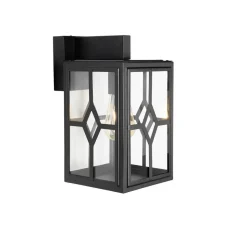 Qazqa wandlampen buiten dover zwart e27