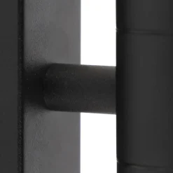 Qazqa wandlampen buiten duo zwart gu10