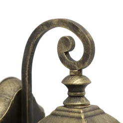 Qazqa wandlampen buiten london bruin e27