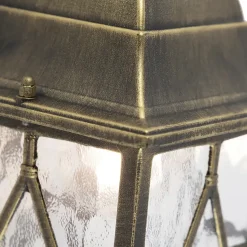 Qazqa wandlampen buiten london bruin e27