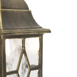 Qazqa wandlampen buiten london bruin e27