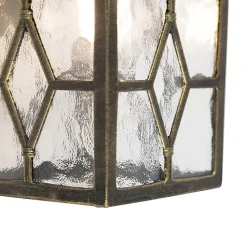 Qazqa wandlampen buiten london bruin e27