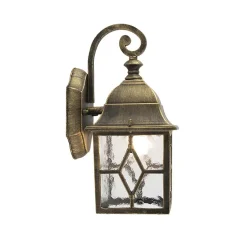 Qazqa wandlampen buiten london bruin e27