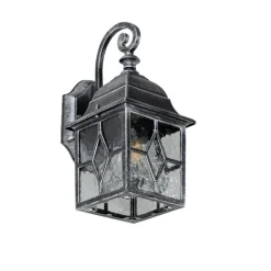 Qazqa wandlampen buiten london zilverkleurig e27