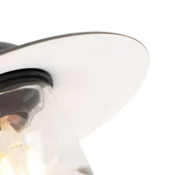 Qazqa wandlampen buiten munich zwart e27