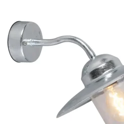 Qazqa wandlampen buiten munich grijs e27