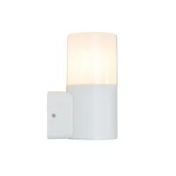 Qazqa wandlampen buiten odense wit e27