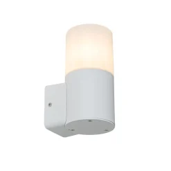 Qazqa wandlampen buiten odense wit e27