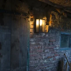 Qazqa wandlampen buiten rotterdam zwart e27