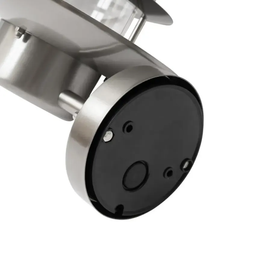 Qazqa wandlampen buiten shell zilverkleurig e27