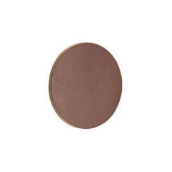 Qazqa wandlampen buiten skyf bronskleurig geïntegreerde led