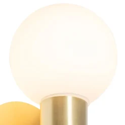 Qazqa wandlampen cederic goudkleurig g9