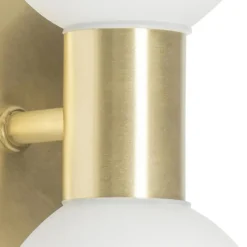 Qazqa wandlampen cederic goudkleurig g9