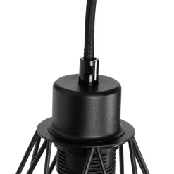 Qazqa wandlampen chon zwart e27