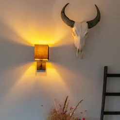 Qazqa wandlampen combi zwart e27