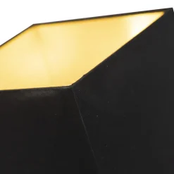 Qazqa wandlampen combi zwart e27