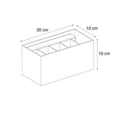 Qazqa wandlampen edwin zwart g9