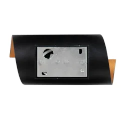 Qazqa wandlampen faldo zwart g9