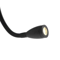 Qazqa wandlampen flero zwart g9