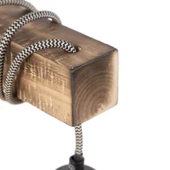 Qazqa wandlampen gallow zwart e27