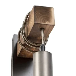 Qazqa wandlampen gallow zwart e27