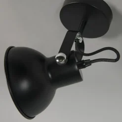 Qazqa wandlampen guida zwart e14