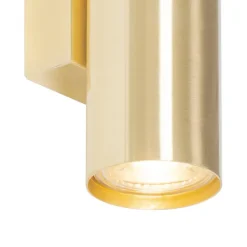 Qazqa wandlampen jeana goudkleurig gu10