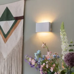 Qazqa wandlampen otan wit g9