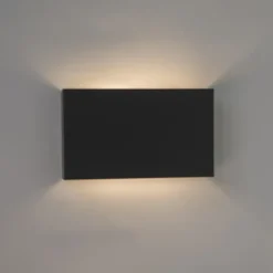 Qazqa wandlampen otan zwart g9