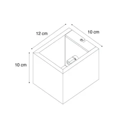Qazqa wandlampen transfer bruin g9