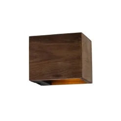 Qazqa wandlampen transfer bruin g9