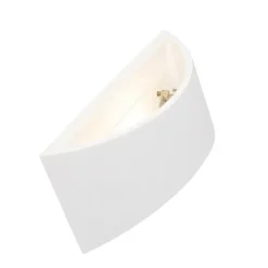 Qazqa wandlampen tum wit g9