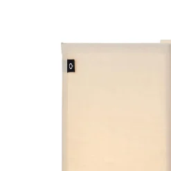 Qazqa wandlampen vete beige e27