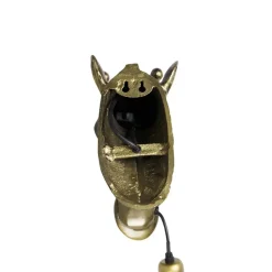 Qazqa wandlampen wl-animal goudkleurig e27