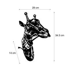 Qazqa wandlampen wl-animal goudkleurig e27