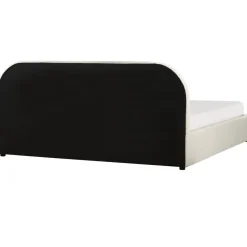 QUILLIEN - Bed met opbergruimte - Beige - 180 x 200 cm - Polyester