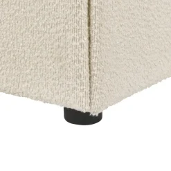 QUILLIEN - Bed met opbergruimte - Beige - 140 x 200 cm - Polyester