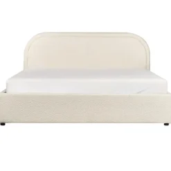 QUILLIEN - Bed met opbergruimte - Beige - 140 x 200 cm - Polyester