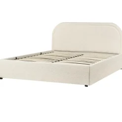 QUILLIEN - Bed met opbergruimte - Beige - 140 x 200 cm - Polyester