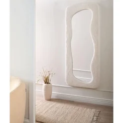 QUIMPER - Wandspiegel - Off-white - Glas/MDF