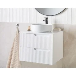 QUINTELA - Badkamermeubel - Wit - 60 x 52 cm - MDF