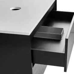 QUINTELA - Badkamermeubel - Zwart - 60 x 52 cm - MDF