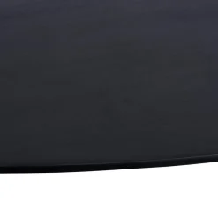 QUVIO Eettafel Sofia – Ovaal – 180x90 cm – Kruispoot – Zwart