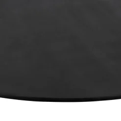 QUVIO Eettafel Sofia – Rond – Ø130 – Kruispoot – Zwart